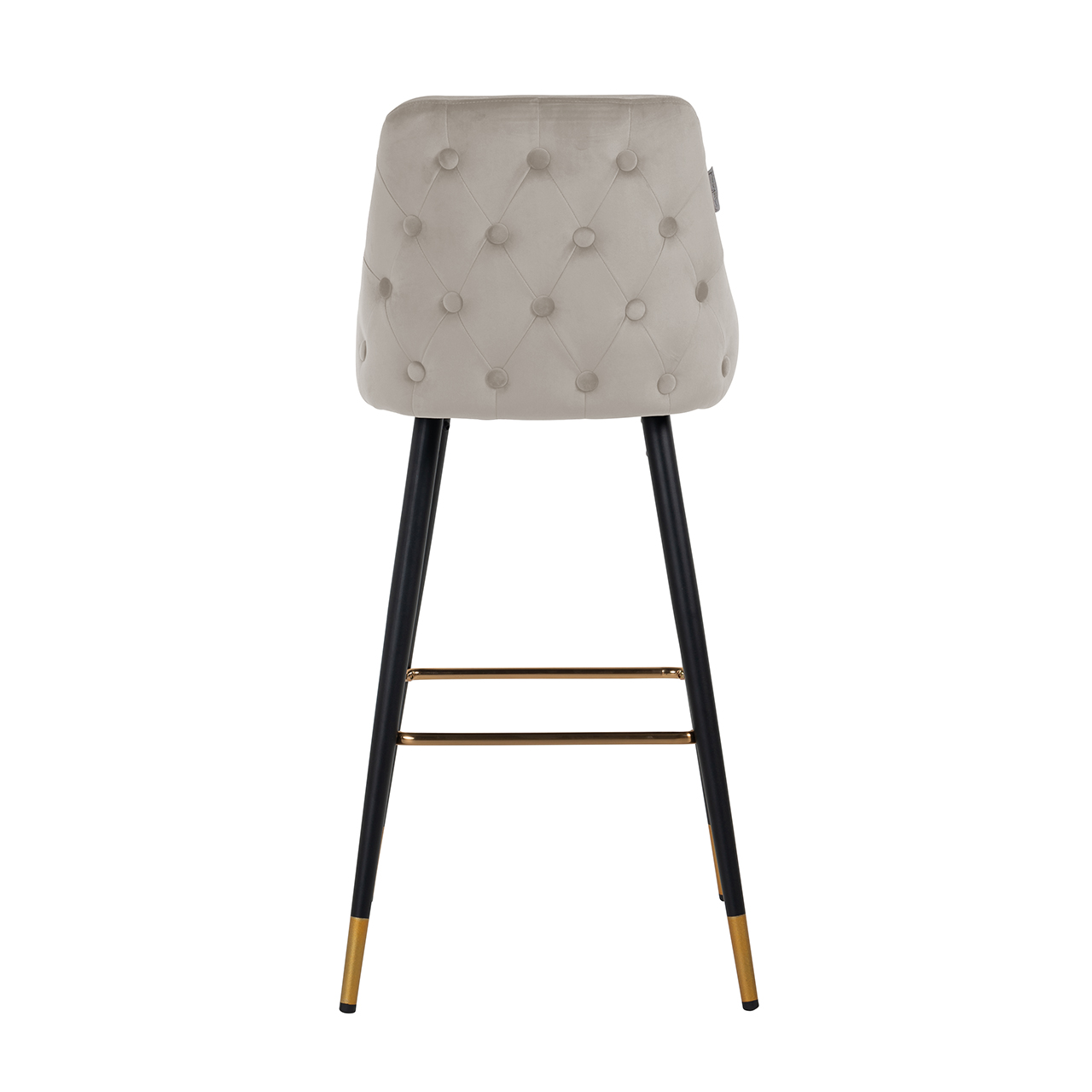 Barhocker Imani aus Samt (khaki)