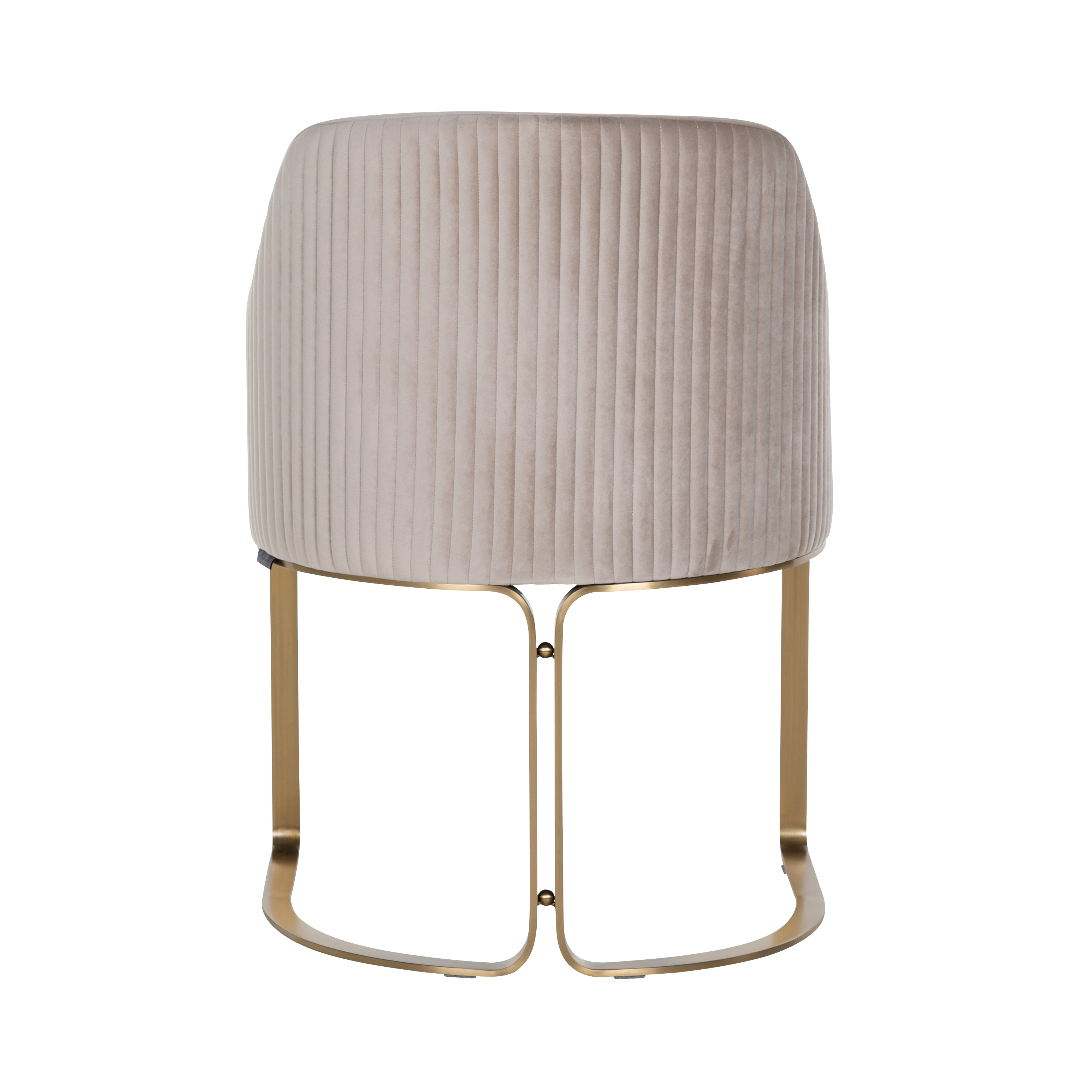 Stuhl Hadley aus Samt (khaki)