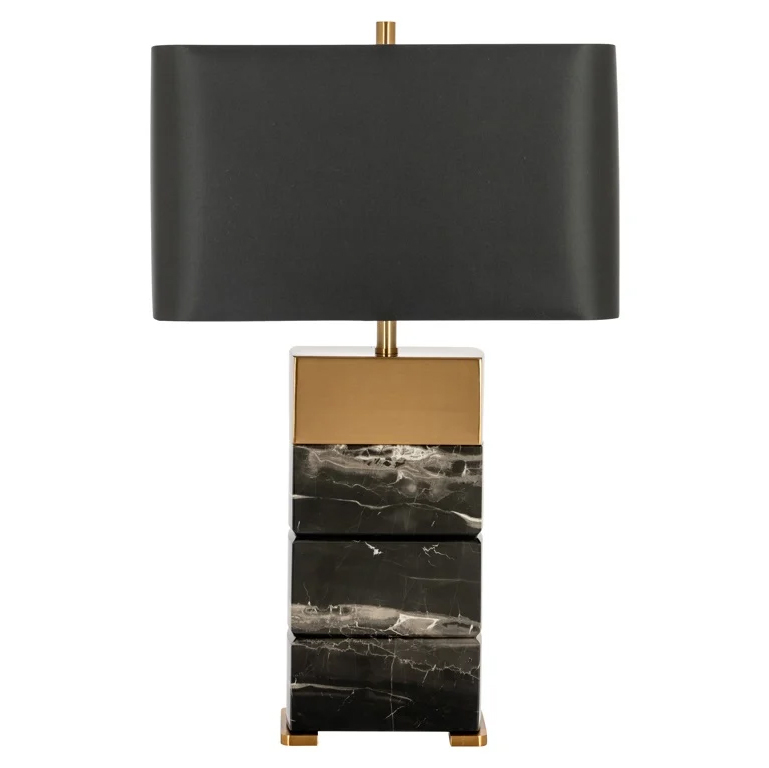 Tischlampe Serena (schwarz/gold)