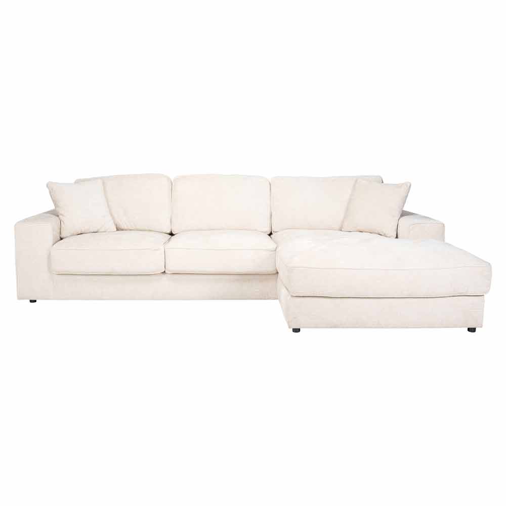 Sofa Santos 2,5-seater + lounge right (Niagara 902 beige) Sofa Santos 2,5-seater + lounge right (Niagara 902 beige)