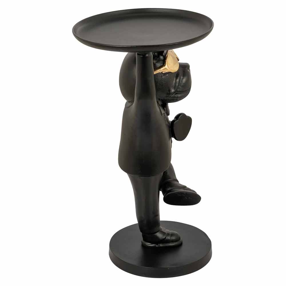 Beistelltisch Bullie (schwarz/gold)