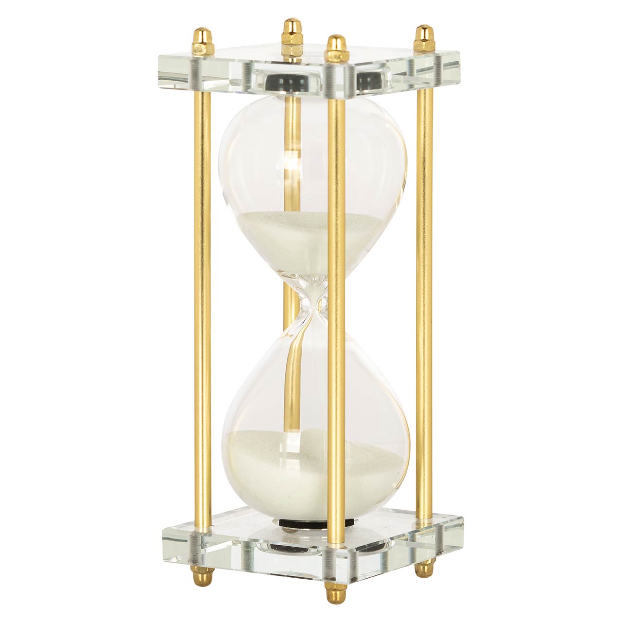 Richmond Decoration | Deko-Objekt Sanduhr Gigi (gold/weiß) S