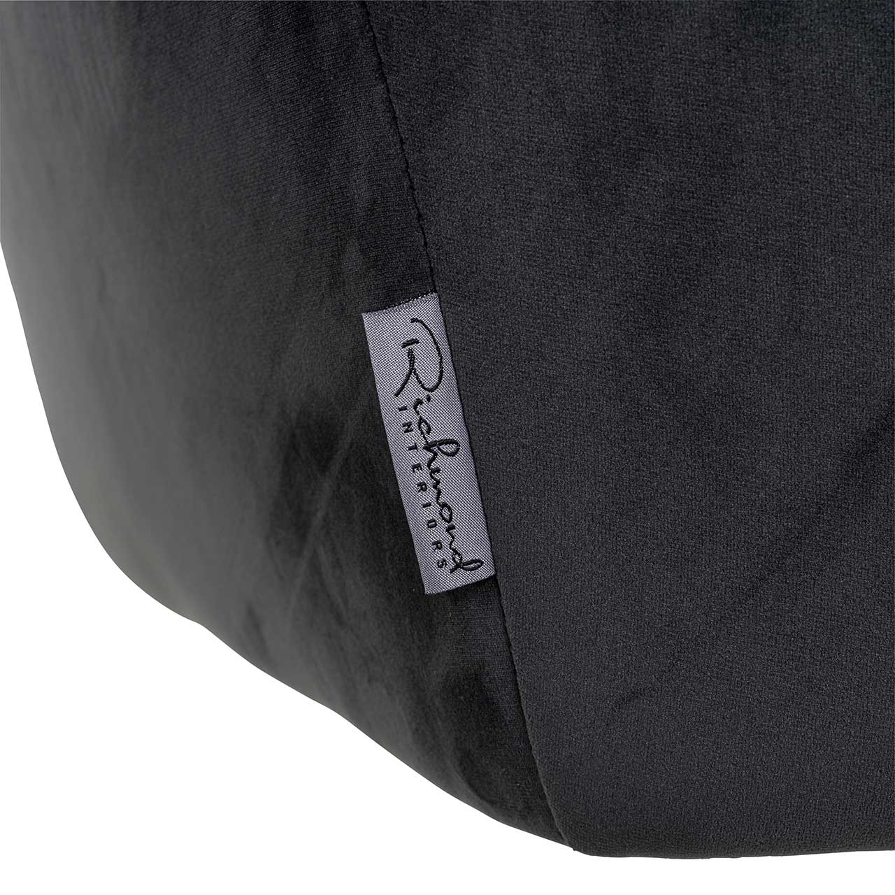 Drehstuhl Aline aus Samt (anthrazit) Drehstuhl Aline aus Samt (anthrazit)