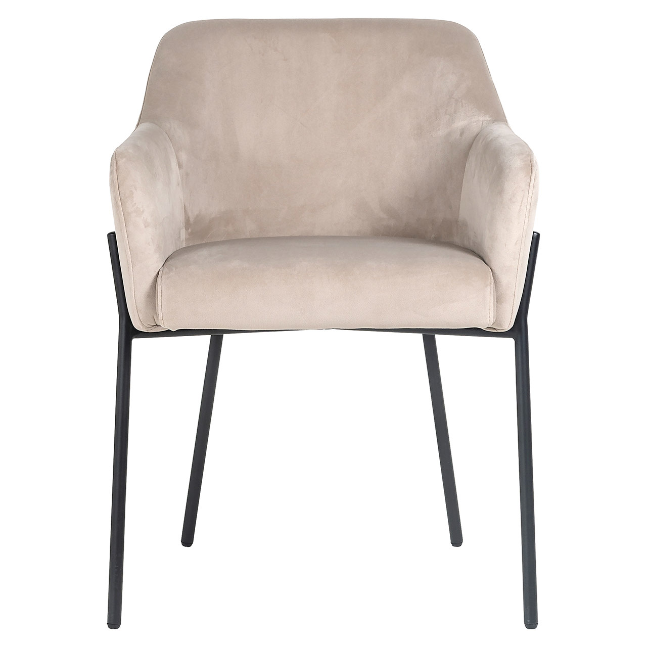 Stuhl Fay aus Samt (khaki) Stuhl Fay aus Samt (khaki)