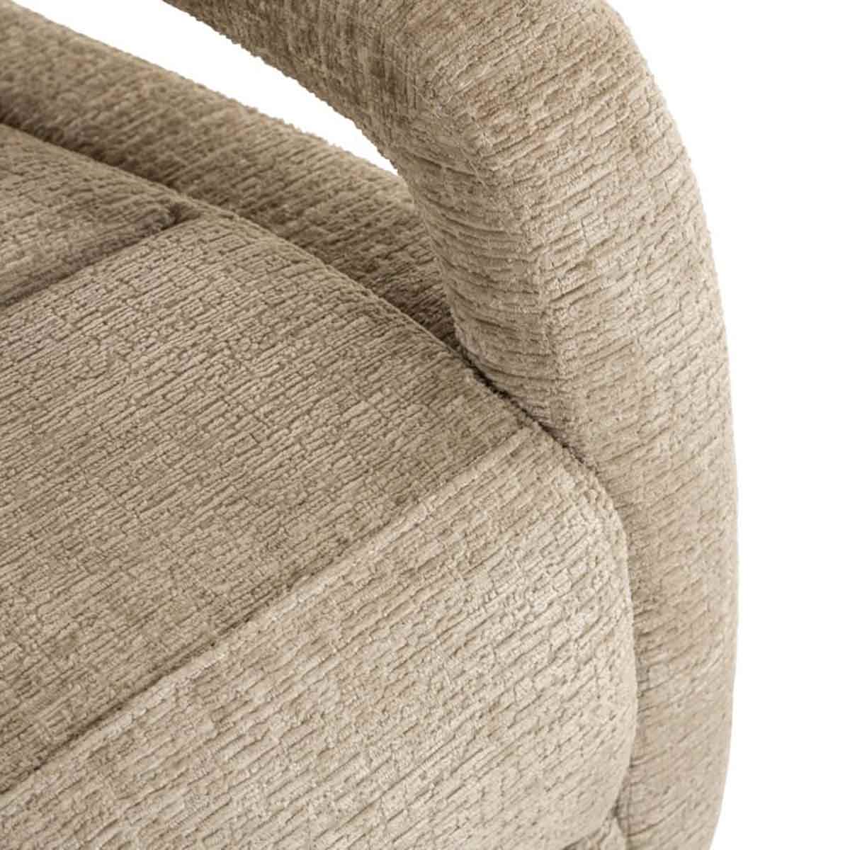 Relaxsessel Denvi desert fusion (Fusion 109 desert) Das Bild zeigt eine Nahaufnahme der Sitzfläche des Relaxsessels Denvi (Fusion 109 desert).