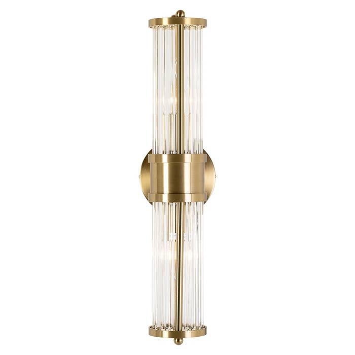  Die Wandleuchte Lyan in Brushed Gold kombiniert elegantes Design mit funktionaler Beleuchtung