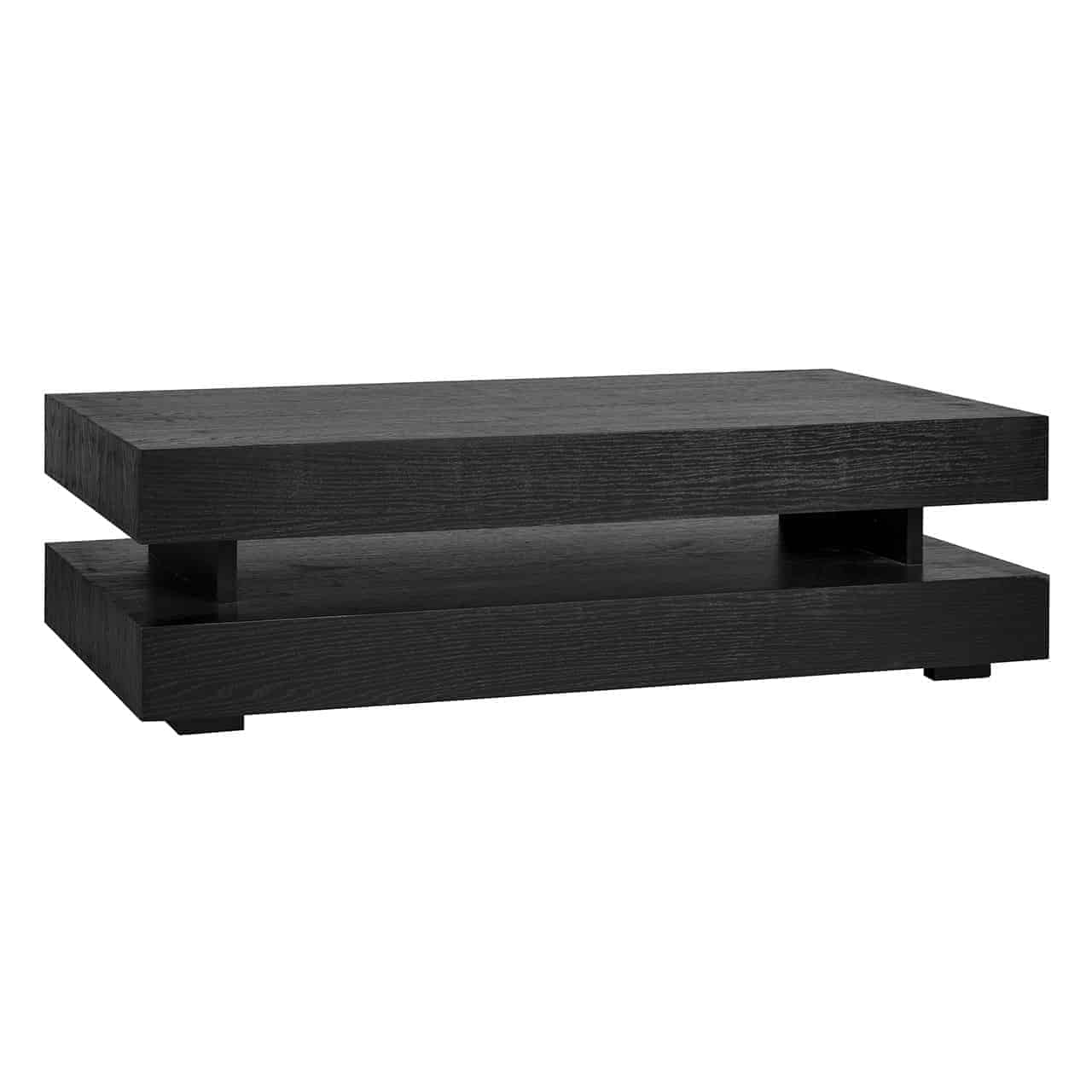 Oakura | Couchtisch block H (schwarz)