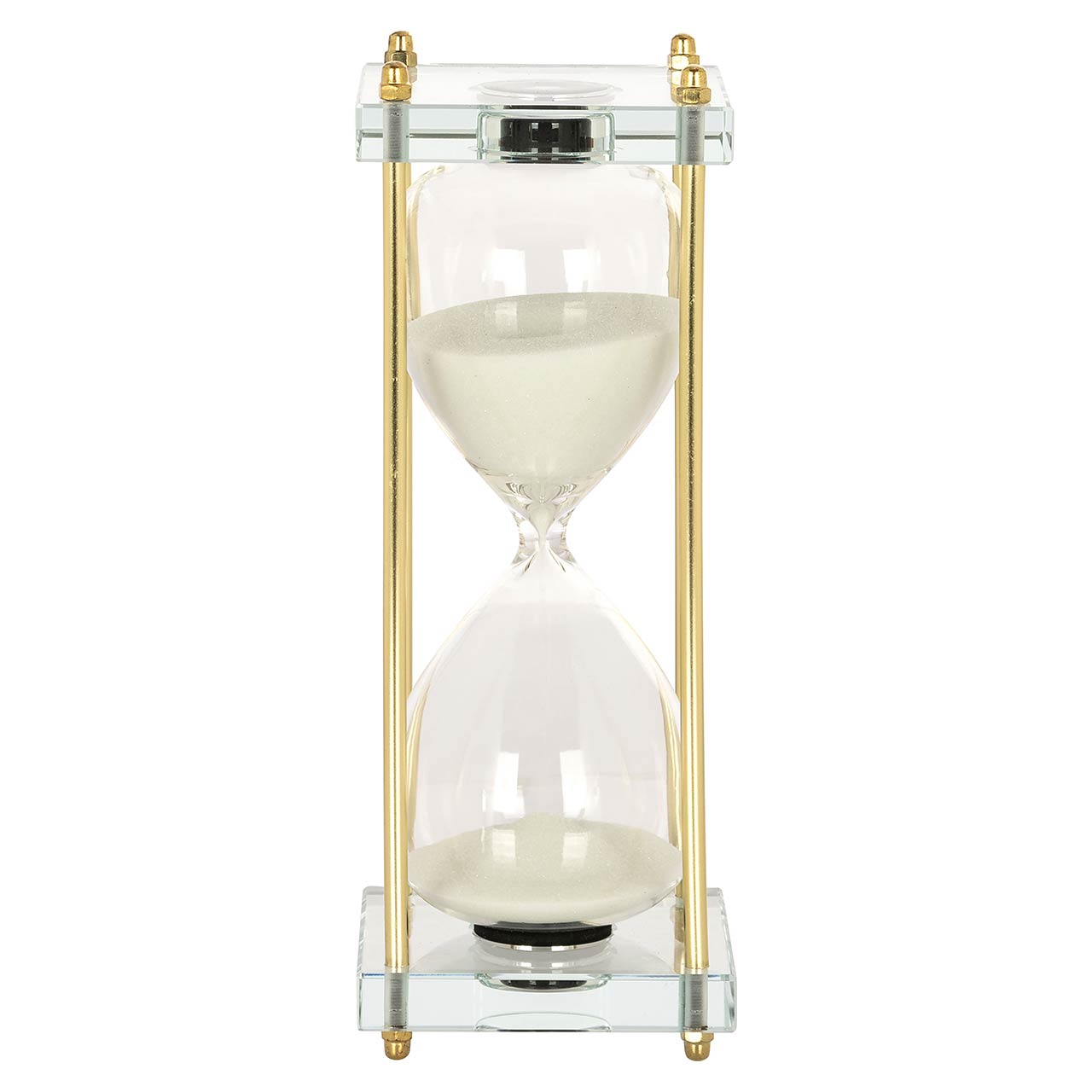 Richmond Decoration | Deko-Objekt Sanduhr Gigi (gold/weiß) L
