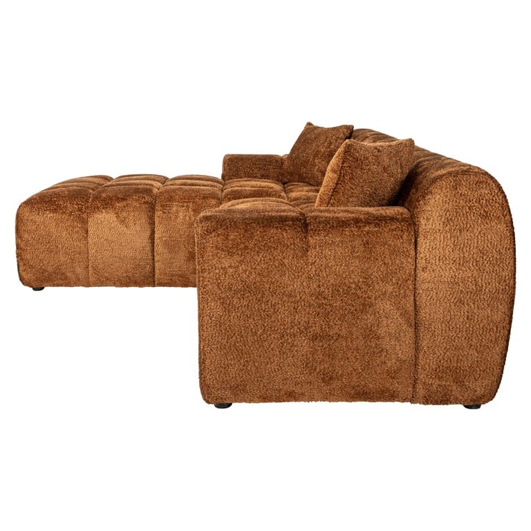 Cube | Sofa 3-Sitzer mit Lounge links (zimt) Cube | Sofa 3-Sitzer mit Lounge links (zimt)
