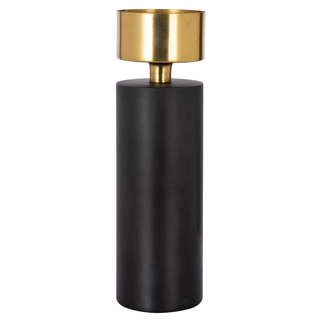 Richmond Decoration | Kerzenhalter Tess (schwarz/gold) L