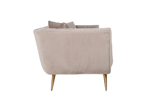 Sofa Huxley aus Samt (khaki)