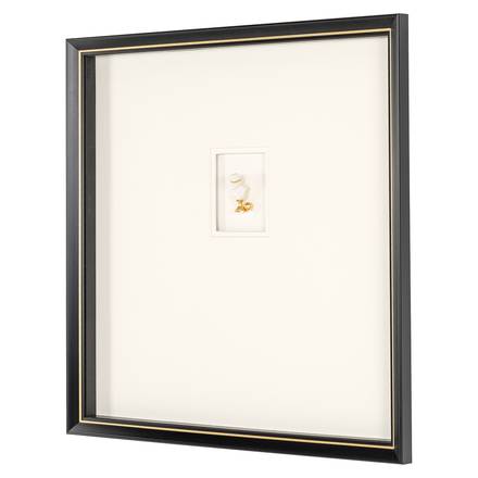 Wandbild Hanna (Schwarz/Weiß)