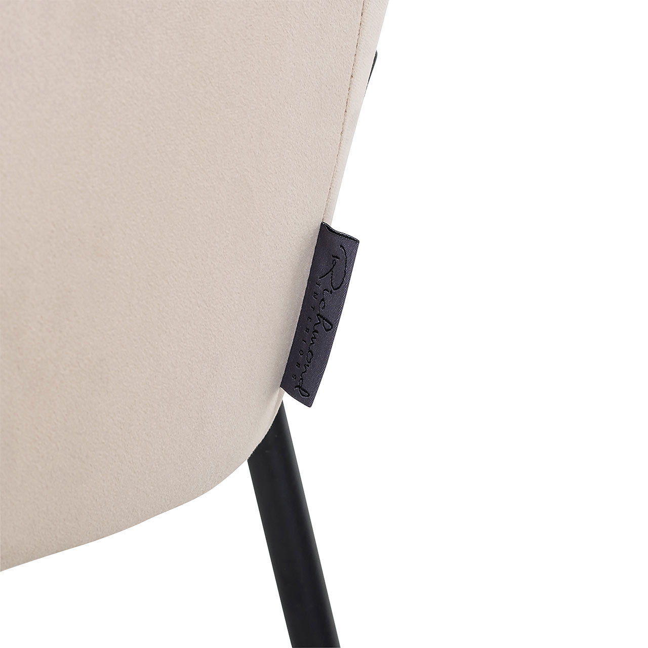 Stuhl Fay aus Samt (khaki) Stuhl Fay aus Samt (khaki)