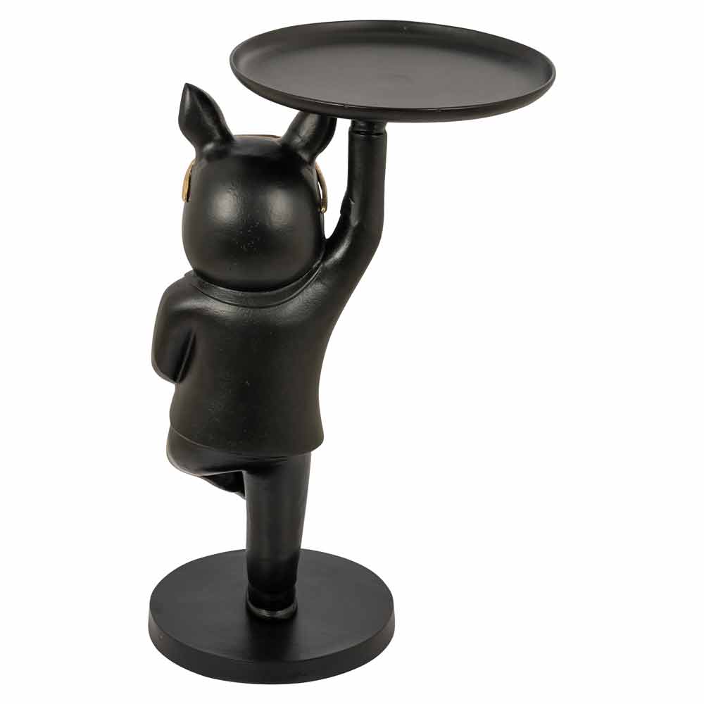 Beistelltisch Bullie (schwarz/gold)