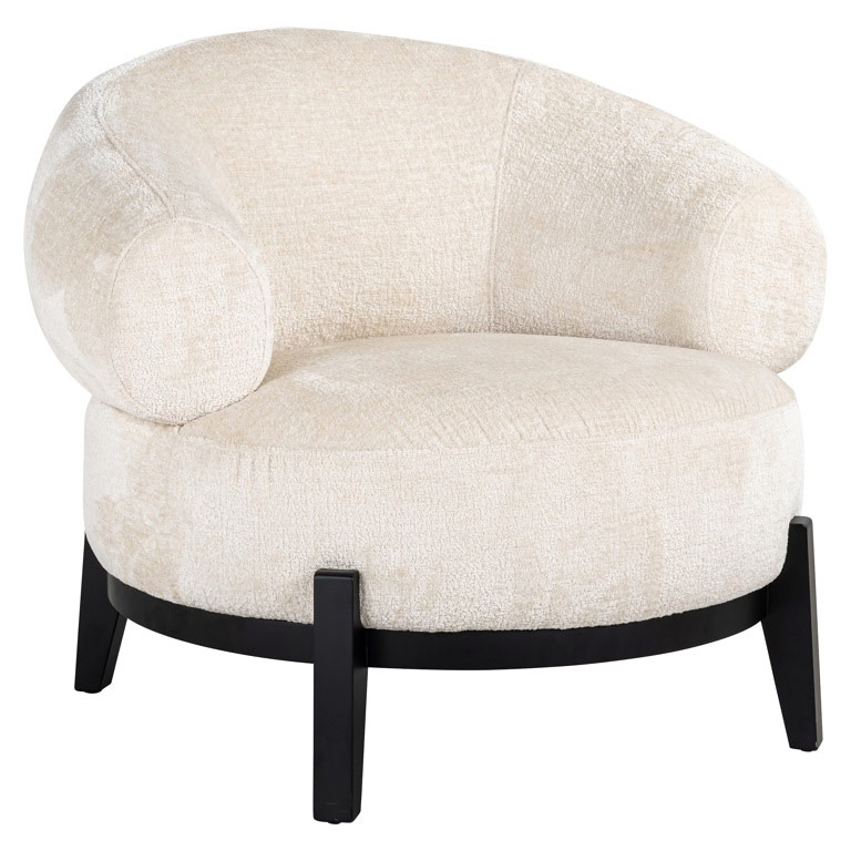 Sessel Montana aus Chenille (white)
