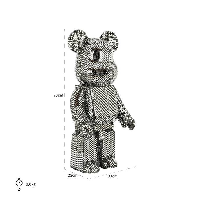 Richmond Decoration | Deko-Objekt Bär (silber) S Das kleine Bären-Dekoobjekt aus hochwertigem Material , mit Maßen