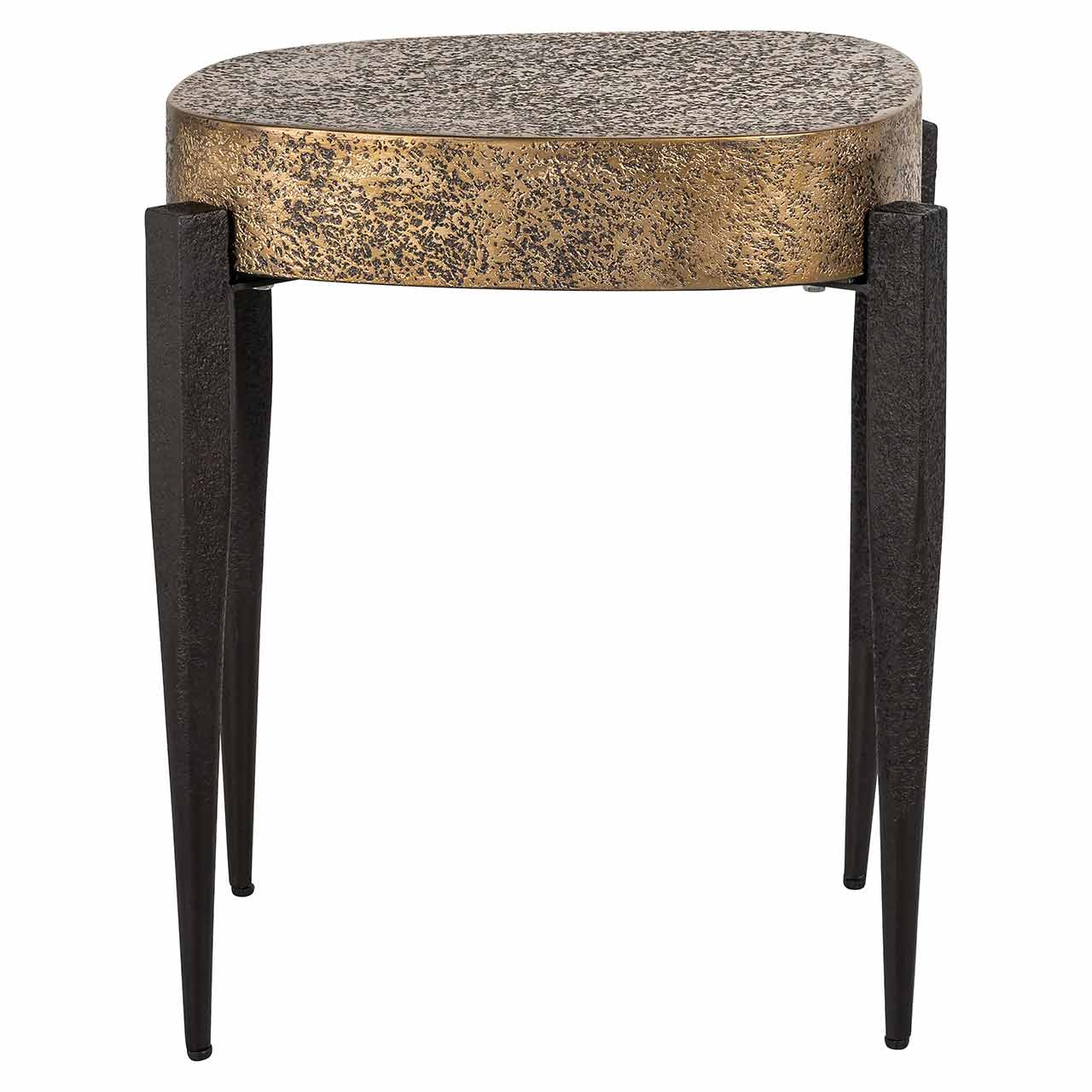 Chandon | Beistelltisch Declan (schwarz/brushed gold)