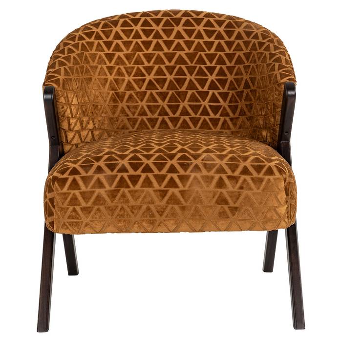 Sessel Mia (Triangle 2013 old gold) Sessel Mia (Triangle 2013 old gold), frontal aufgenommen. Modernes und elegantes Design, ideal für stilvolle Wohnräume