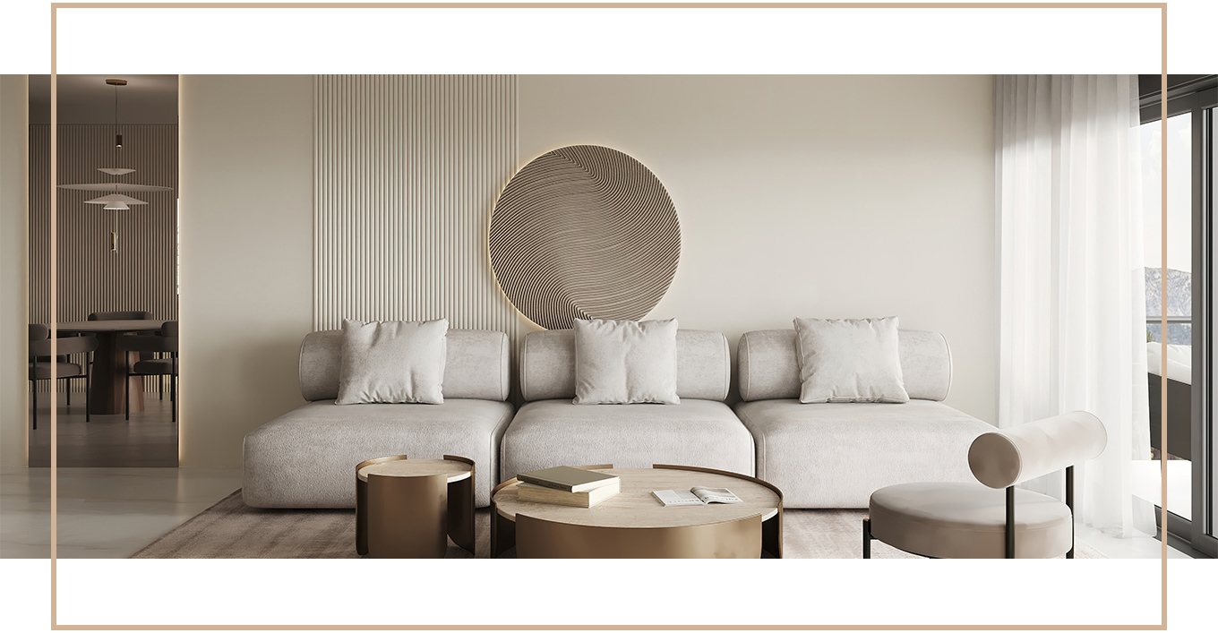 Ein eingerichtetes Wohnzimmer  in modernem Einrichtungsstill von Richmond Blog
