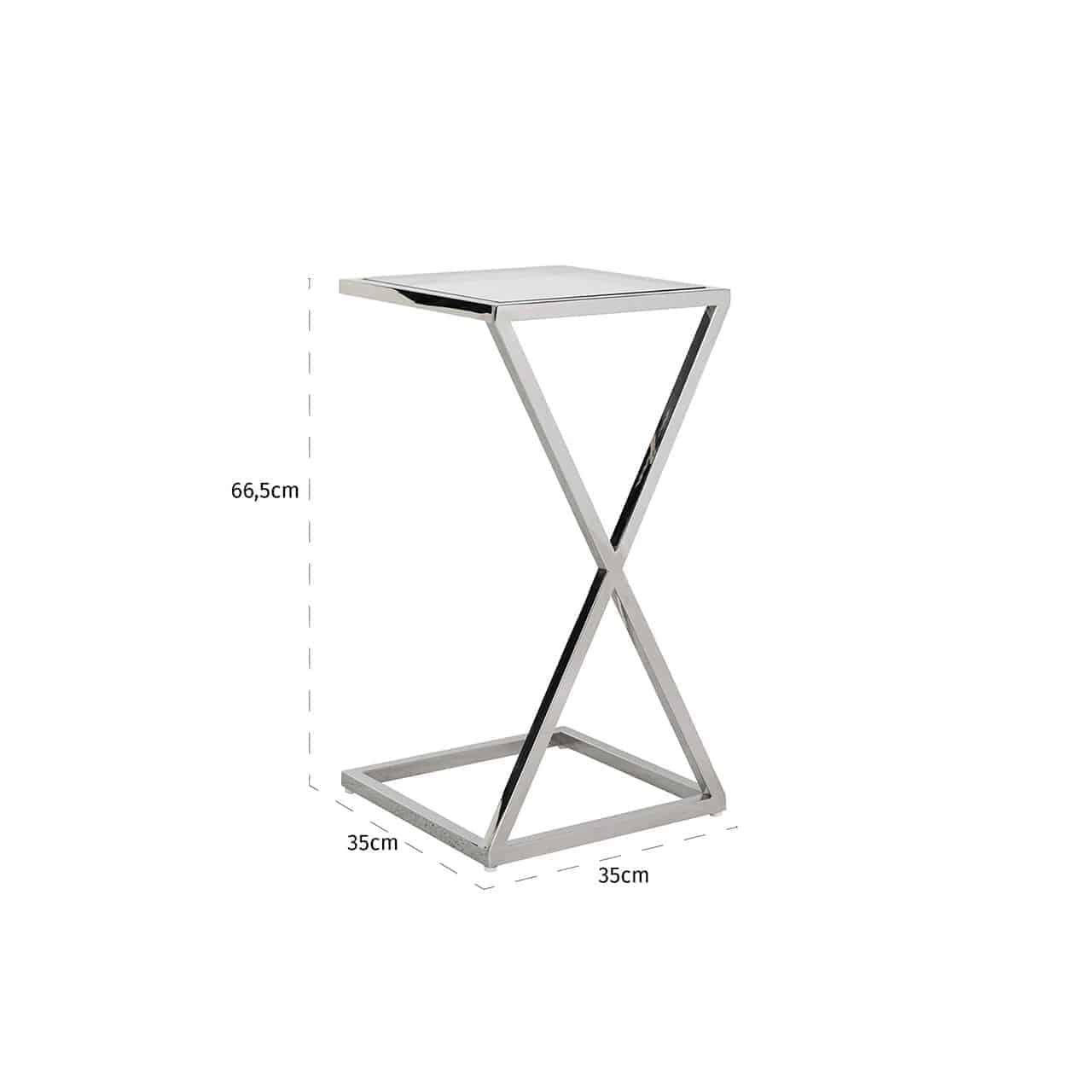 Paramount | Beistelltisch Gordon (silber)