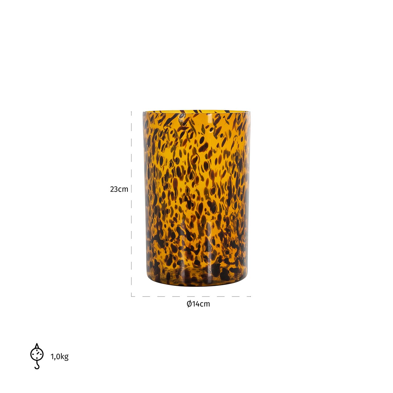 Richmond Decoration | Windlicht Imara Cheetah (braun)