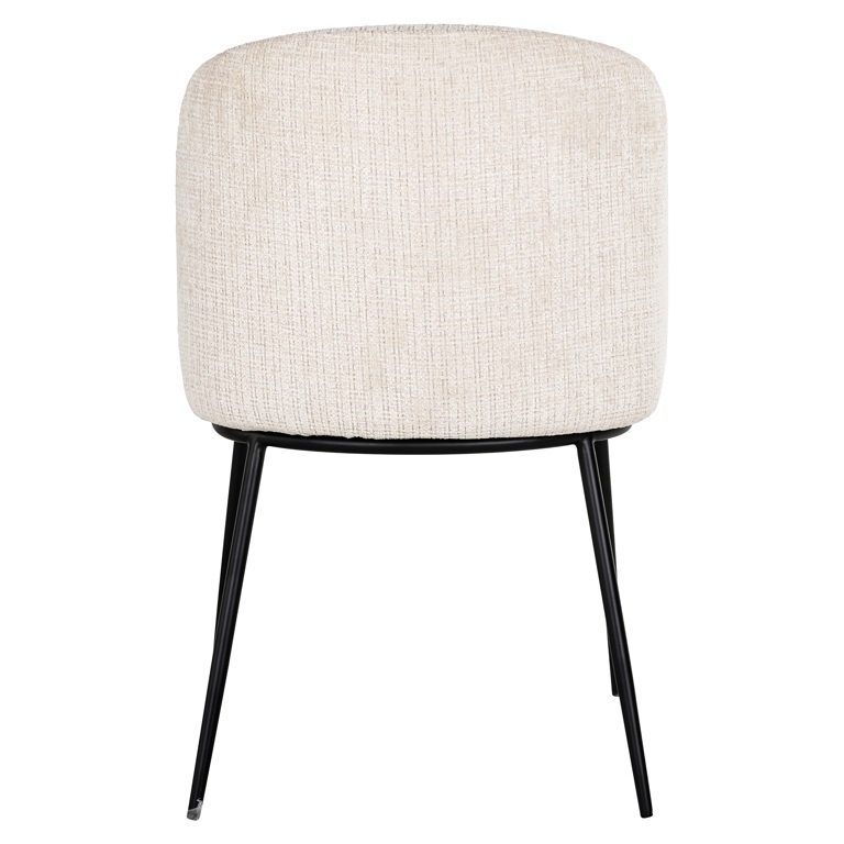 Stuhl Elvi aus Chenille (beige) Stuhl Elvi aus Chenille (beige)