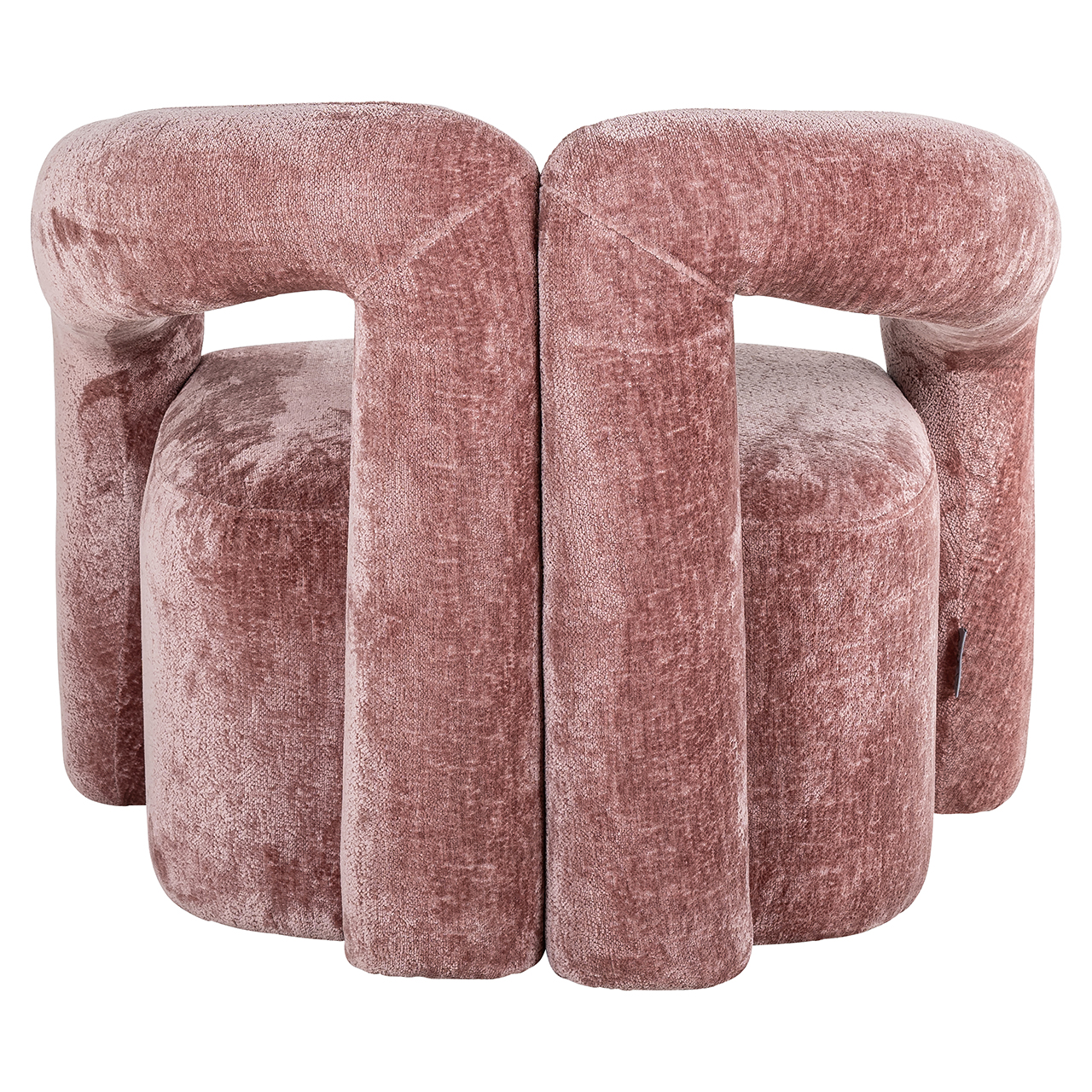 Sessel Dana aus Chenille (rosa) Sessel Dana aus Chenille (rosa)