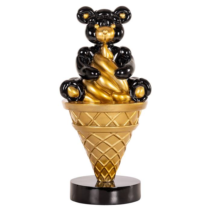 Richmond Decoration | Deko Objekt Harly (schwarz/gold)