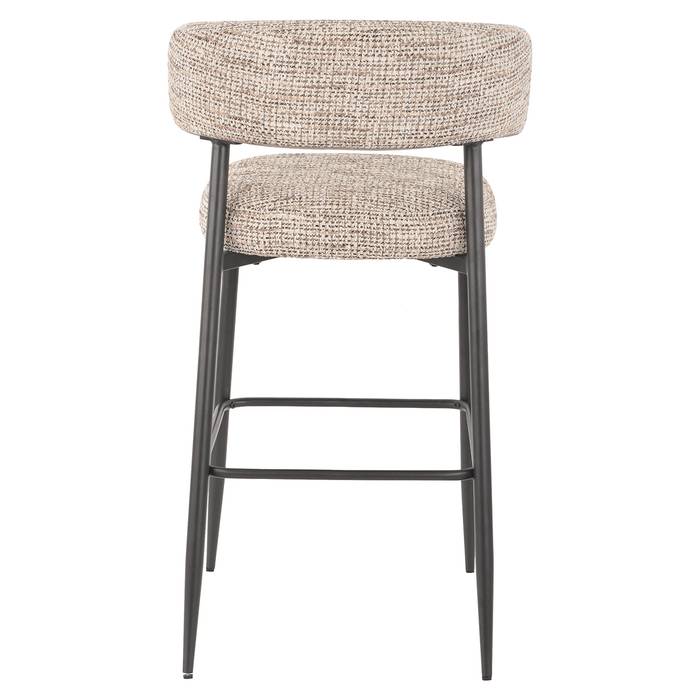 Das Bild zeigt den Thekenstuhl Rochelle trendy nature (Set von 2) von hinten.