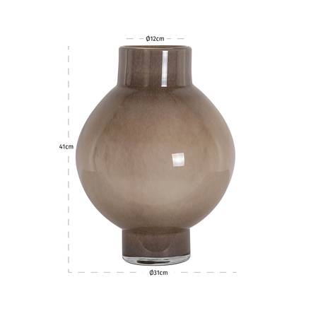 Vase Celina groß (Taupe)