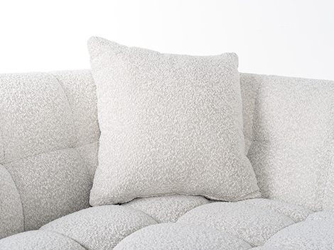 Sofa Huxley aus Samt (weiß)