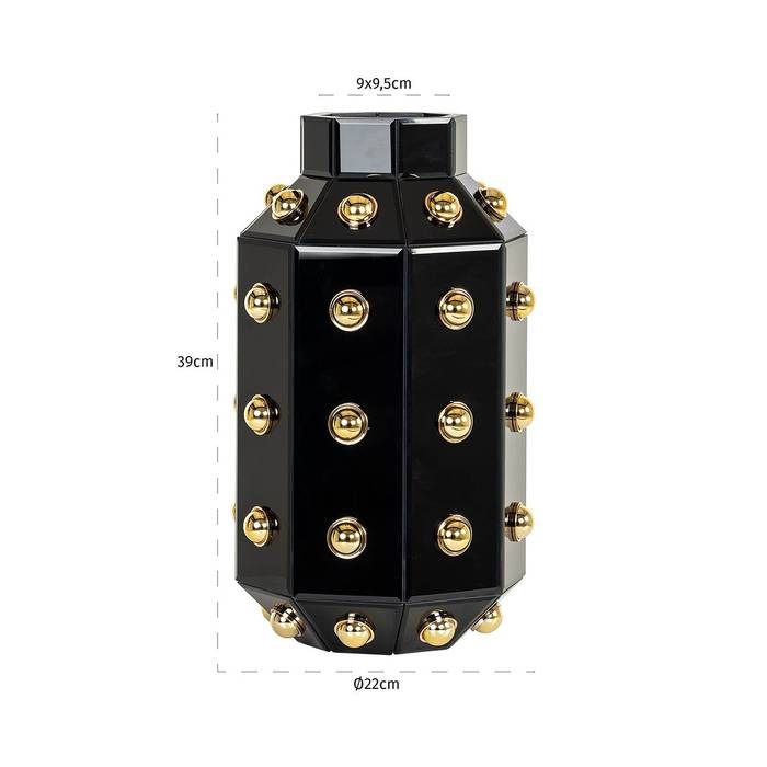 Vase Justa (schwarz)