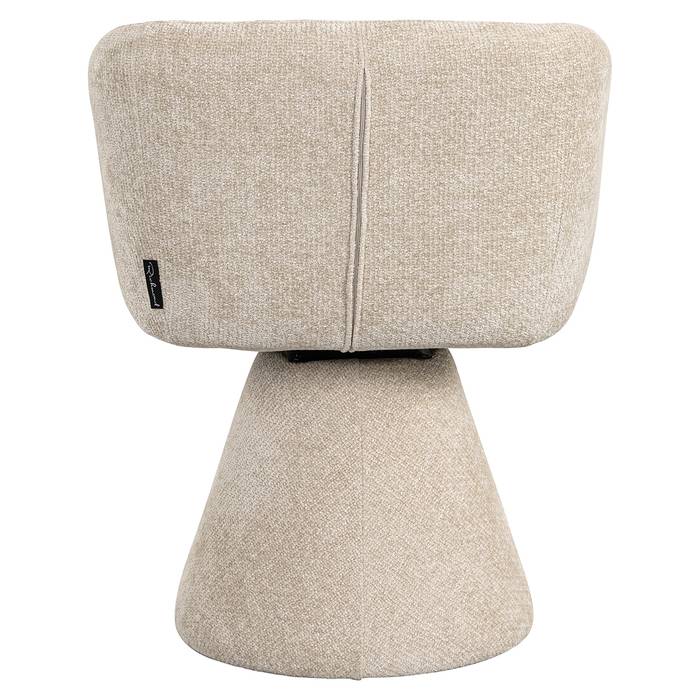 Drehstuhl Madeline (Unicorn 11 cream) Drehstuhl Madeline (Unicorn 11 cream), von hinten aufgenommen. Modernes und elegantes Design, ideal für stilvolle Wohnräume